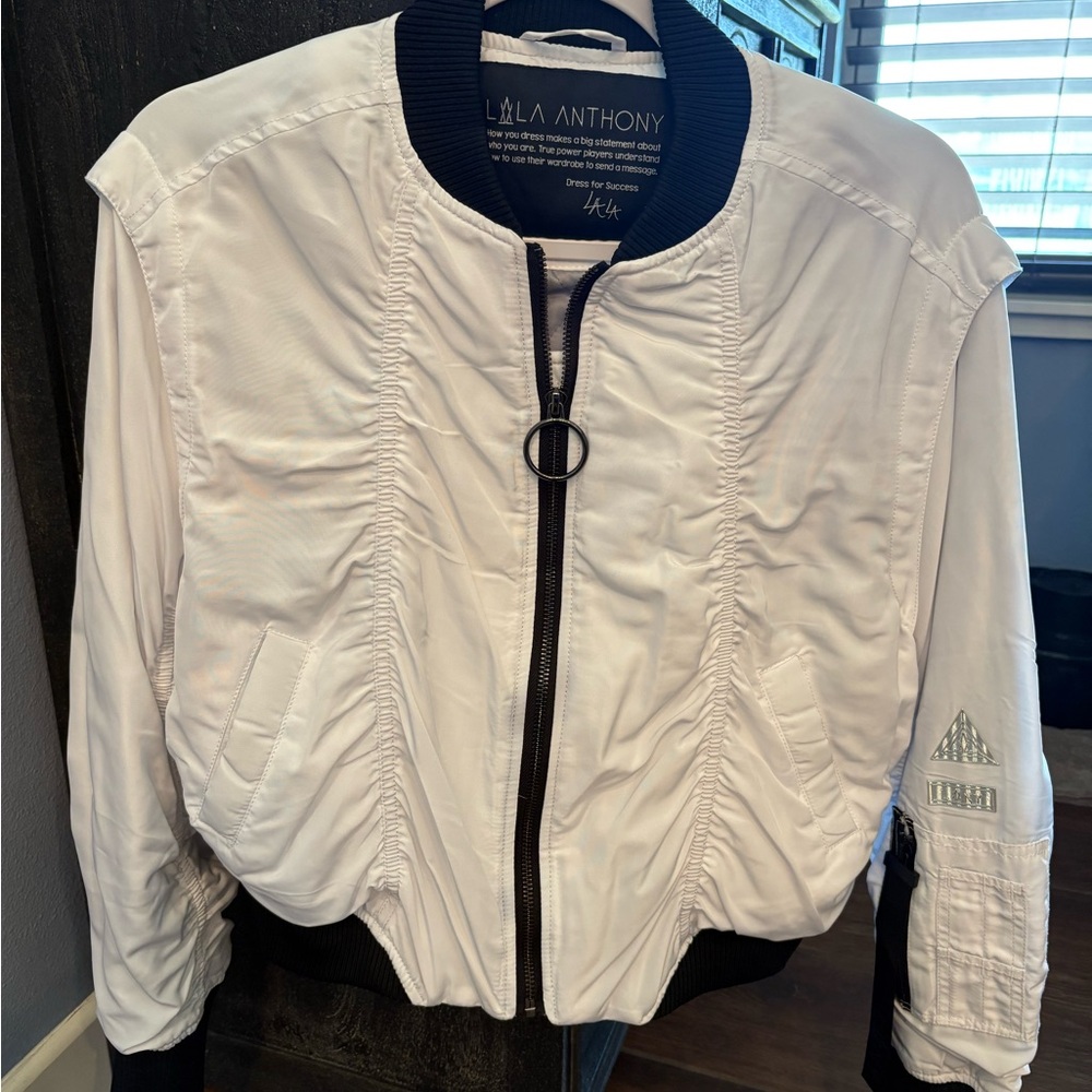 White Bomber Jacket